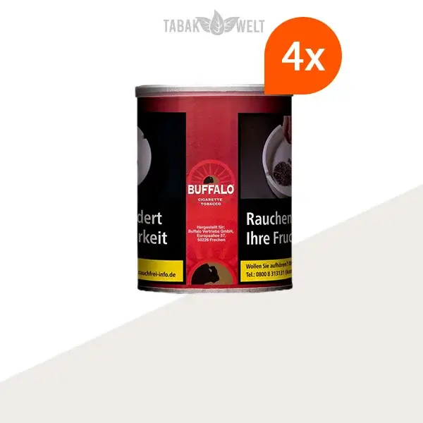 buffalo-red-feinschnitttabak-4x-dose buffalo-red-feinschnitttabak-4x-dose