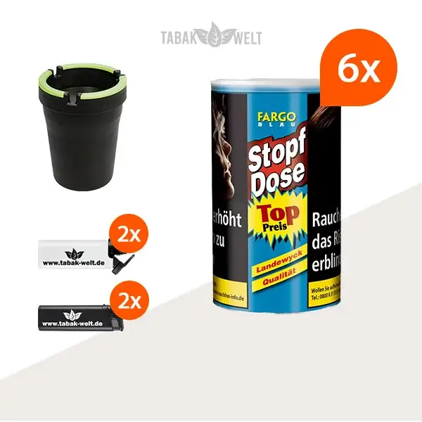 fargo-blau-volumentabak-6x-dose-mit-aschenbecher