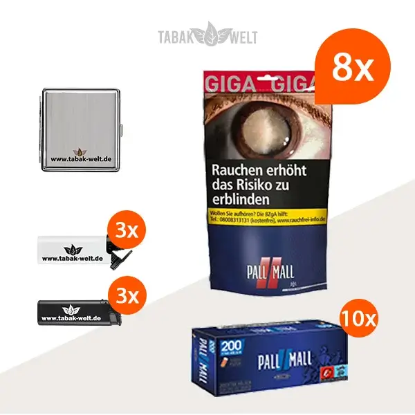 pall-mall-red-volumentabak-8x-beutel-mit-2000-extra-size-filterhuelsen
