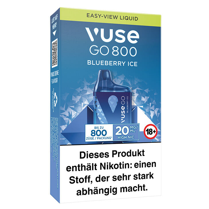 Vuse GO 800 Blueberry Ice 20 mg Einweg E-Zigarette