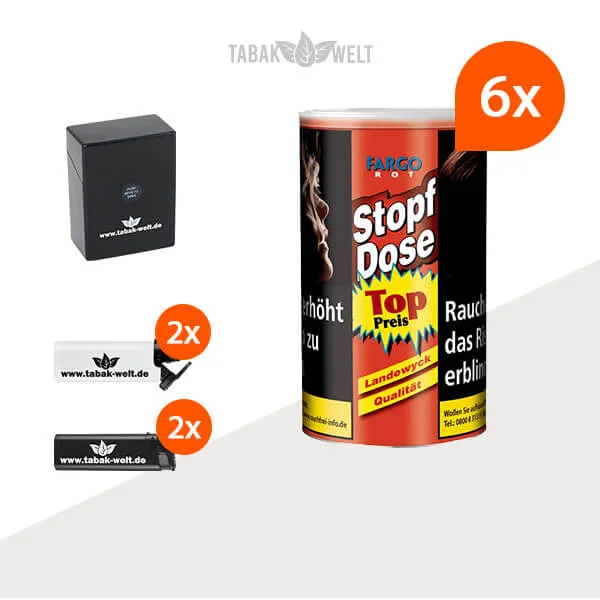 fargo-rot-volumentabak-6x-mit-etui