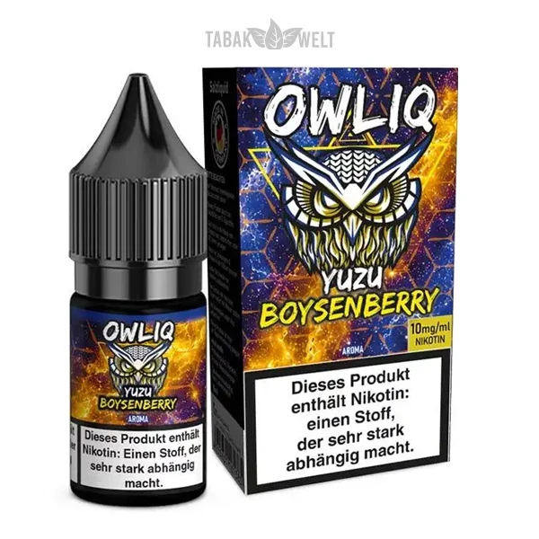 OWLIQ E-Liquid im Geschmack Yuzu Boysenberry mit 10mg Nikotin (10ml)