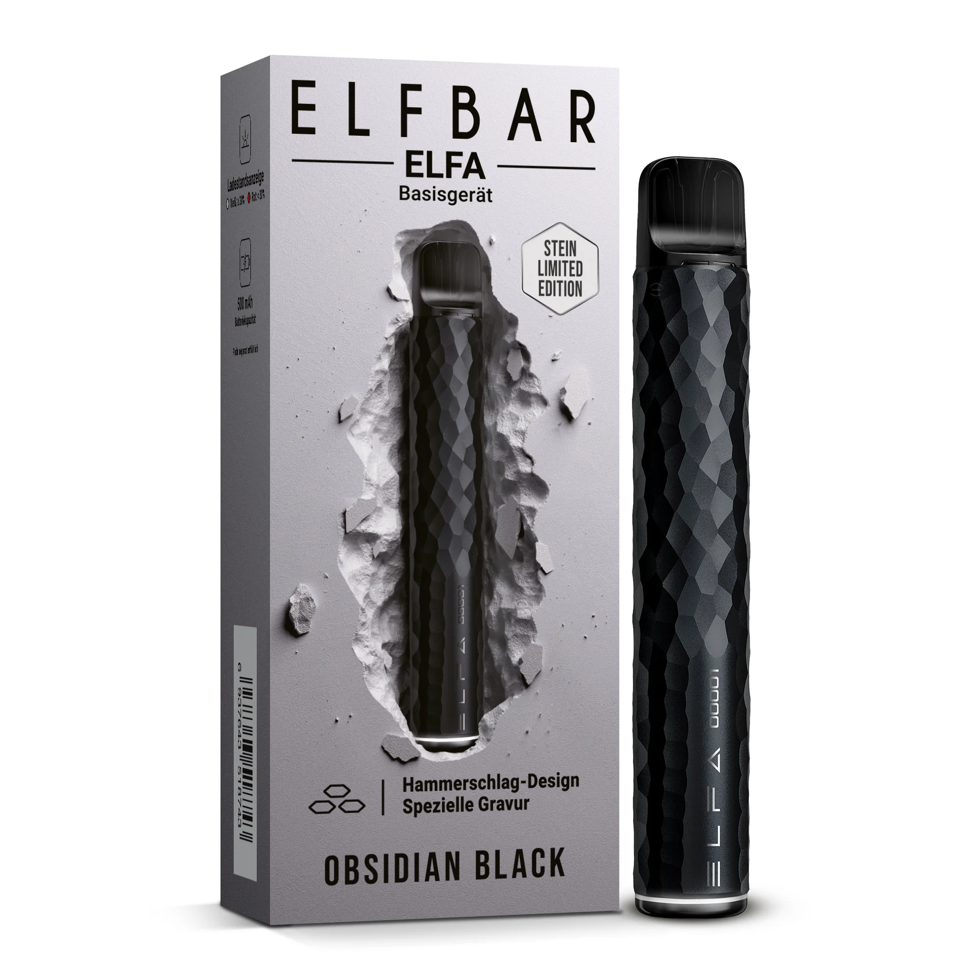 Elfbar Elfa Stein Obsidian Black E-Zigarette