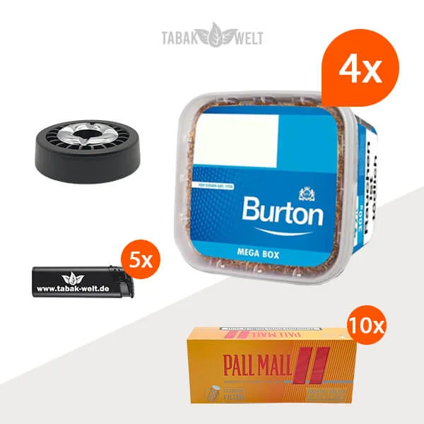 burton-blue-volumentabak-4x-mega-box-mit-pall-mall-huelsen