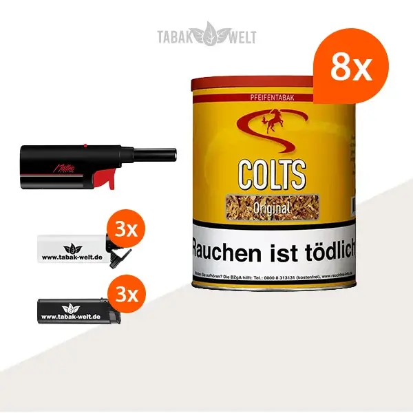 colts-original-pfeifentabak-8x-dose-mit-stabfeuerzeug