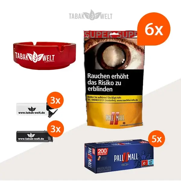 pall-mall-allround-red-volumentabak-6x-super-beutel-mit-1000-filterhuelsen