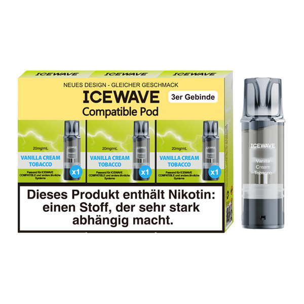 Icewave Pods Vanilla Cream Tobacco