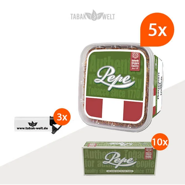 pepe-rich-green-volumentabak-5-Eimer-mit-sturmfeuerzeuge-TW13792.4 pepe-rich-green-volumentabak-5-Eimer-mit-sturmfeuerzeuge-TW13792.4