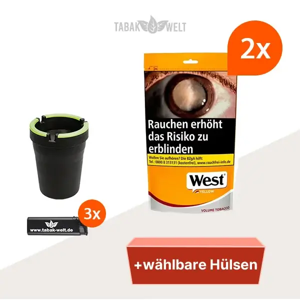 west-yellow-volumentabak-2x-grosse-beutel-mit-waehlbaren-filterhuelsen