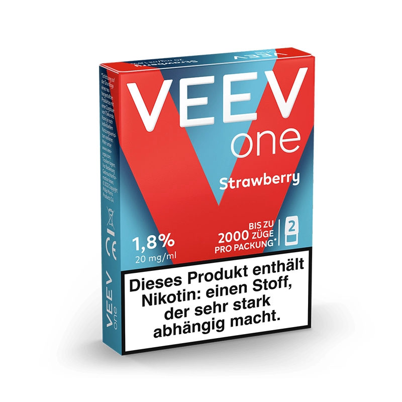 veev one pods strawberry multipack verpackung seitlich