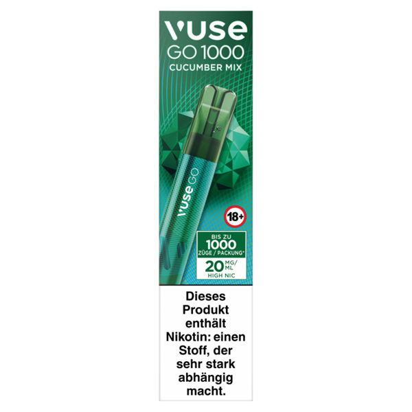 vuse go 1000 cucumber mix 20mg Einweg E-Zigarette