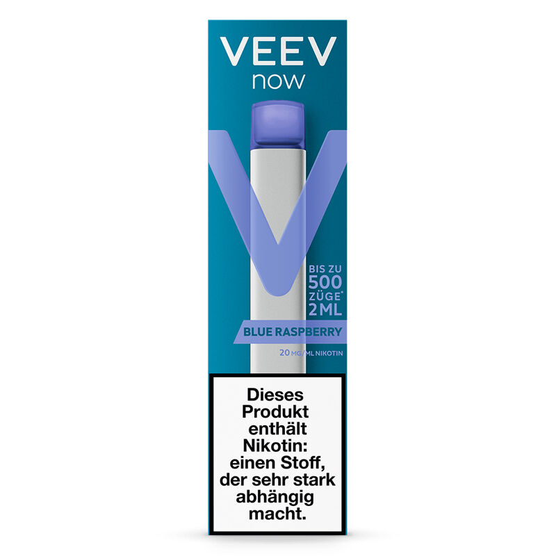 veev blue raspberry verpackung frontal