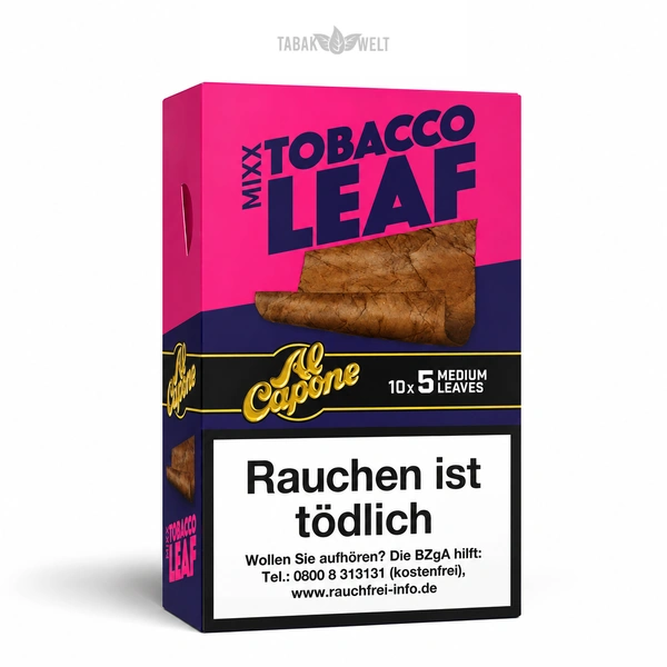 Al Capone Tobacco Leaf Mixx Zigarillos im 10er-Pack mit je 5 Stück