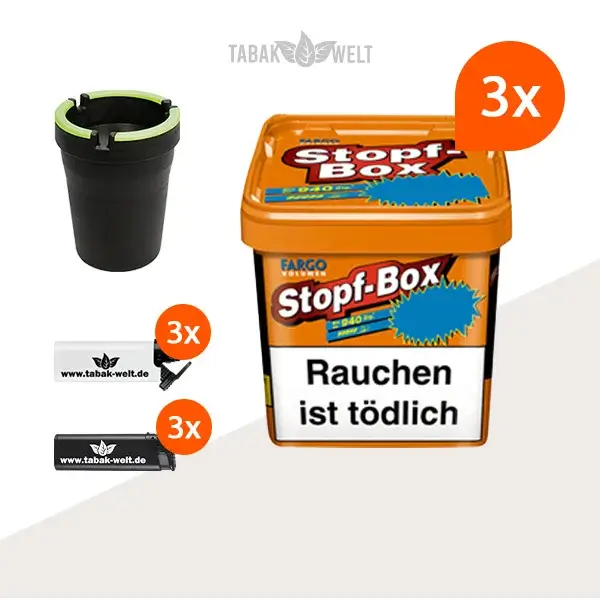 fargo-orange-volumentabak-xxl-3x-eimer-mit-aschenbecher
