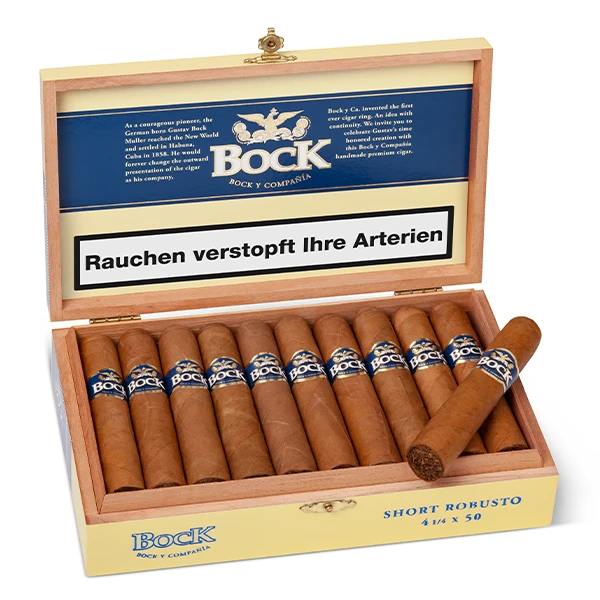BOCK Zigarren Short Robusto offen
