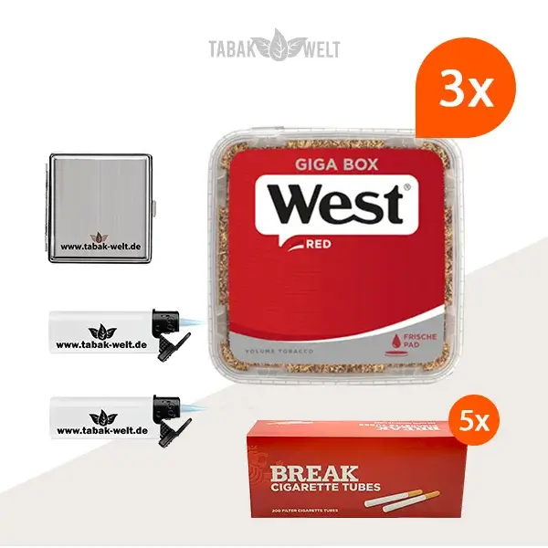 west-red-volumentabak-3x-giga-box-mit-1000-break-filterhuelsen-und-strumfeuerzeugen