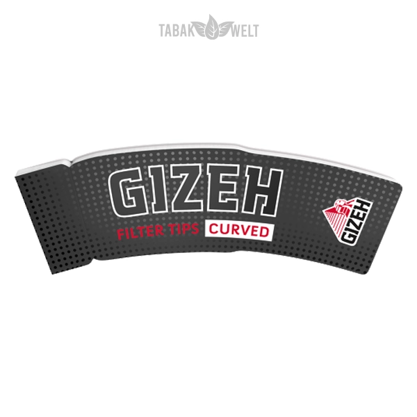 Gizeh Black Filter Tips Curved