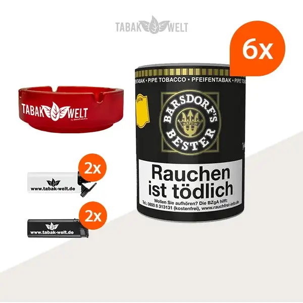 barsdorf-s-bester-vanilla-yellow-pfeifentabak-6x-dose-mit-aschenbecher
