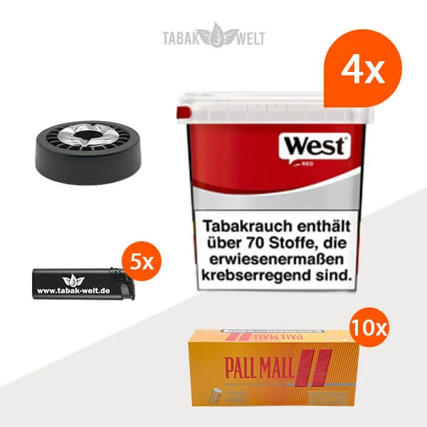 west-volumentabak-4x-giga-box-mit-pall-mall-huelsen