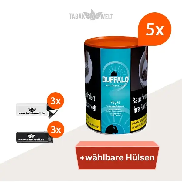 buffalo-blue-volumentabak-5x-dose-mit-waehlbaren-huelsen