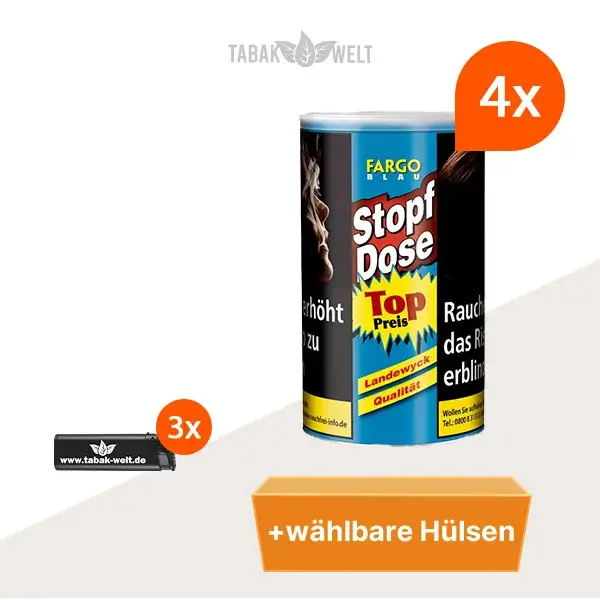 fargo-blau-volumentabak-4x-dose-mit-waehlbaren-huelsen