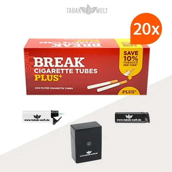 20x Break Plus Hülsen 200er (4000 Stück) mit Etui