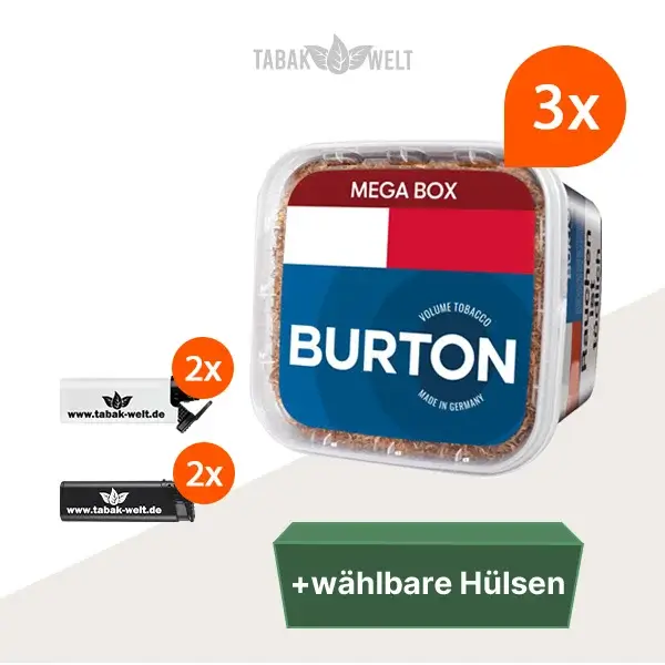 burton-blue-volumentabak-3x-mega-box-mit-waehlbaren-huelsen-und-feuerzeugentx25451