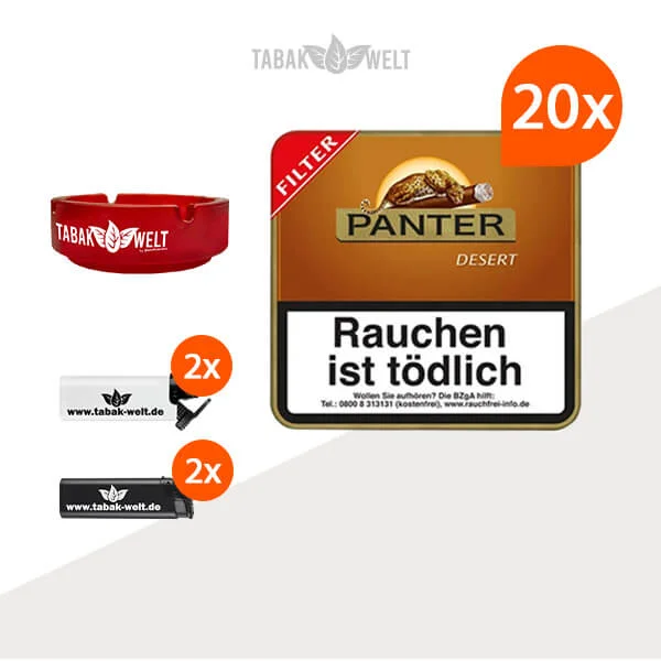 20x-panter-desert-filter-20er-zigarillos-mit-feuerzeuge-und-glas-aschenbecher 20x-panter-desert-filter-20er-zigarillos-mit-feuerzeuge-und-glas-aschenbecher