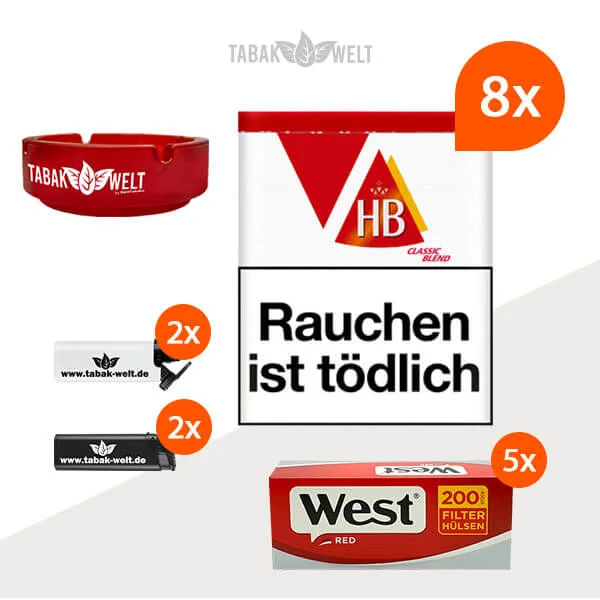 hb-feinschnitt-tabak-classic-blend-8x-dose-mit-1000-huelsen-und-glas-aschenbecher