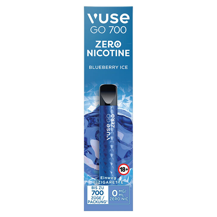 Vuse Go 700 Blueberry Ice 0mg Einweg E-Zigarette