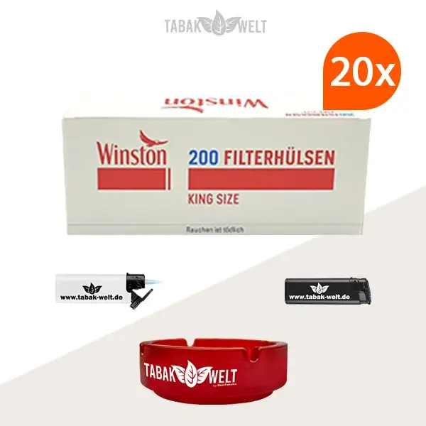 20x-winston-king-size-filterhuelsen-200er-4000-stueck-mit-aschenbecher