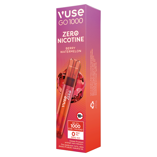 Vuse GO 1000 Berry Watermelon 0mg Einweg E-Zigarette