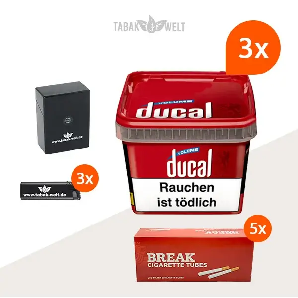 ducal-red-volumentabak-3x-eimer-mit-1000-king-size-huelsen