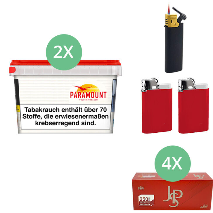 Paramount Mega Box 2 x 155g mit 1000 Special Size Hülsen