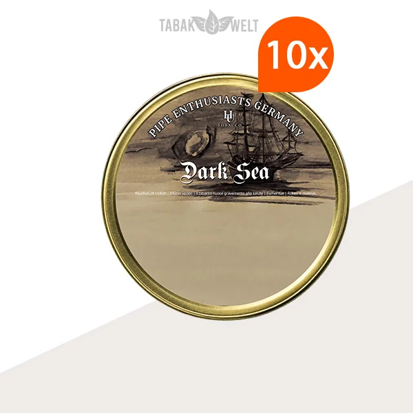 HU Tobacco Dark Sea Pfeifentabak 10 Dosen