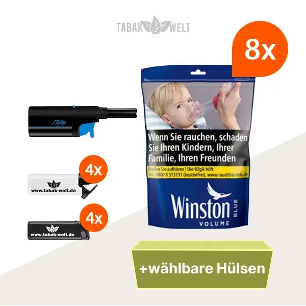 winston-blue-volumentabak-8x-beutel-mit-waehlbaren-huelsen