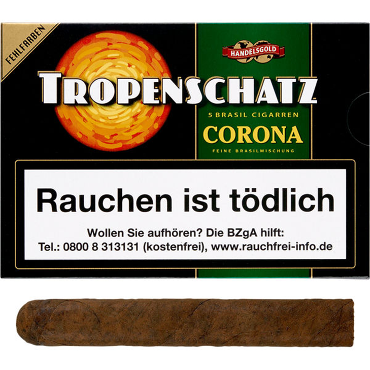 Tropenschatz Brasil Corona No. 824 F Cigarren 