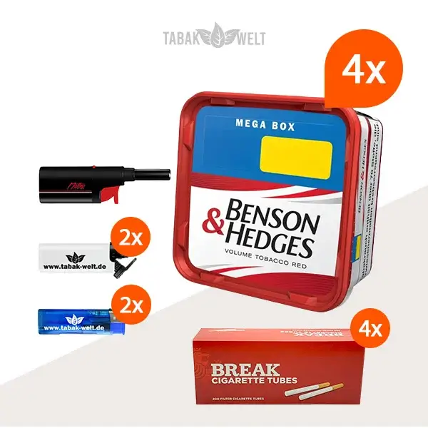 benson-und-hedges-red-volumentabak-4-x-mega-box-mit-1000-break-huelsen