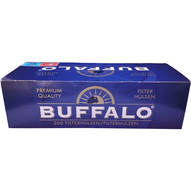 Buffalo Red Volumentabak 5x Dose mit 1000 Filterhülsen Buffalo Red Volumentabak 5x Dose mit 1000 Filterhülsen