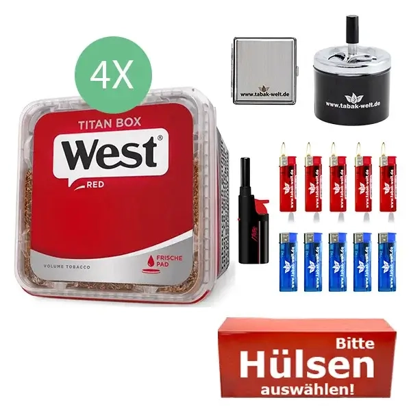 west-tabak-4-x-titan-box-mit-waehlbaren-filterhuelsen-und-metalletui
