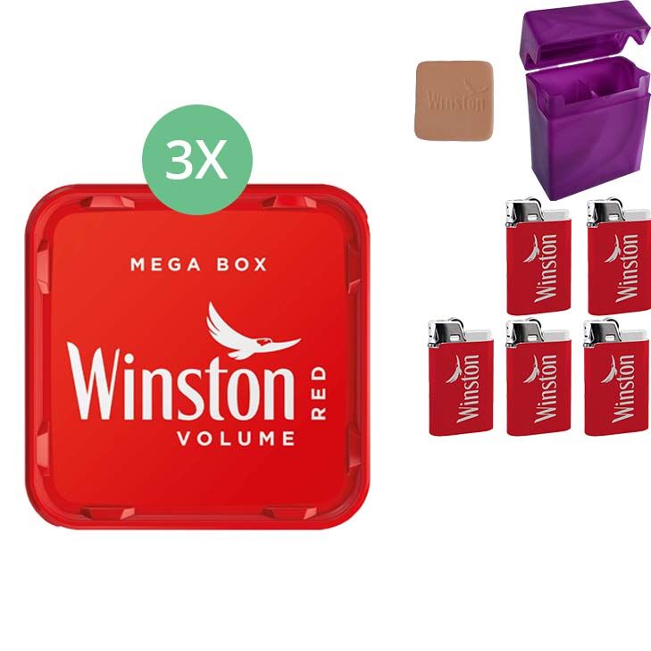 Winston Mega Box 3 x 140g mit Etui