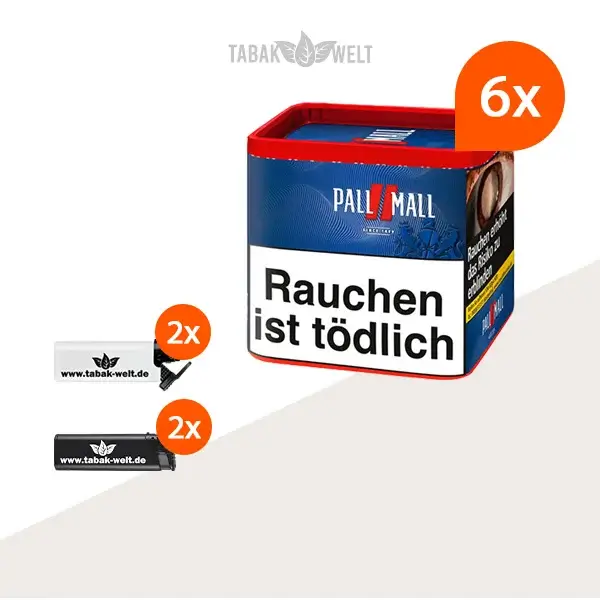pall-mall-red-volumentabak-6x-dose-mit-feuerzeugen