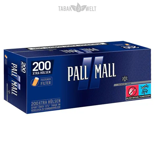 Pall Mall Blue Xtra Filterhülsen 200