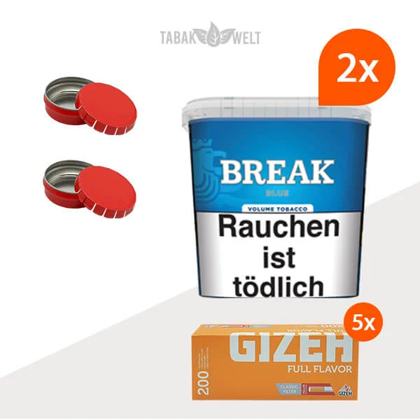 break-blue-volumentabak-2x-giga-box-mit-1000-filterhuelsen-und-aschenbecher break-blue-volumentabak-2x-giga-box-mit-1000-filterhuelsen-und-aschenbecher