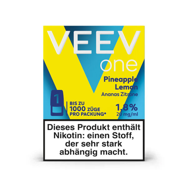 veev one pods pineapple lemon