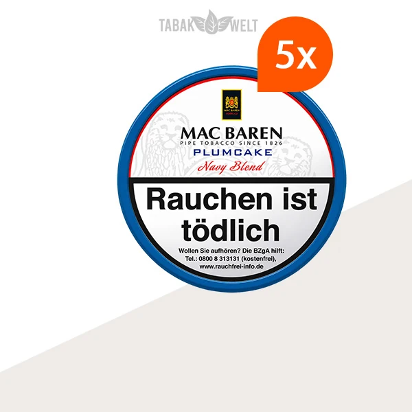 Mac Baren Plumcake Pfeifentabak – 5 Dosen