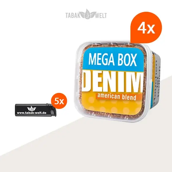 denim-volumentabak-4x-mega-box-mit-feuerzeugen