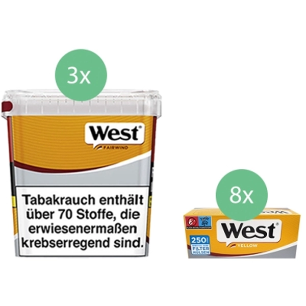 west-volumentabak-yellow-3-x-giga-box-mit-2000-extra-size-huelsen