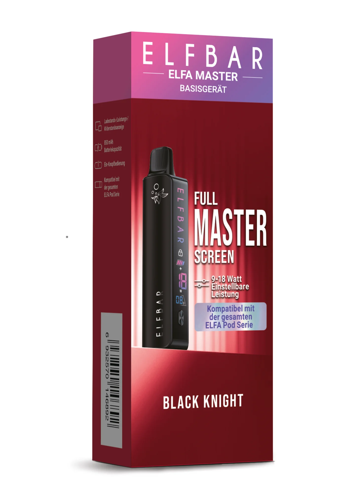 Elfbar Elfa Master Black Knight E-Zigarette