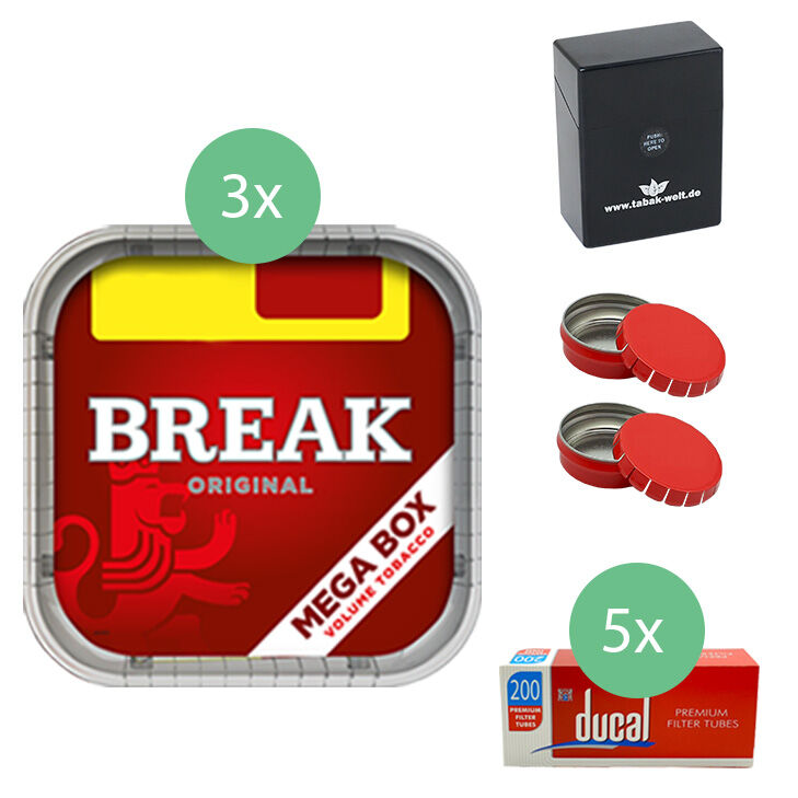 Break Original 3 x Mega Box mit 1000 Filterhülsen